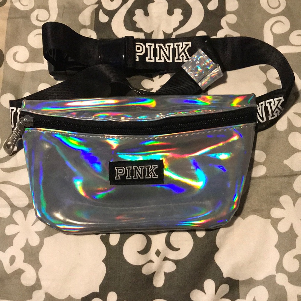 VS PINK Holographic Fanny Pack